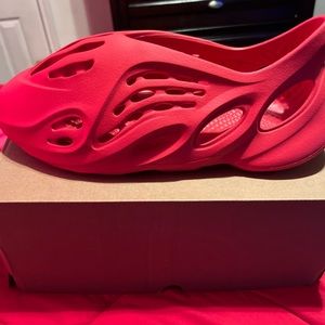 Brand new Red Yeezy foam runners size 13